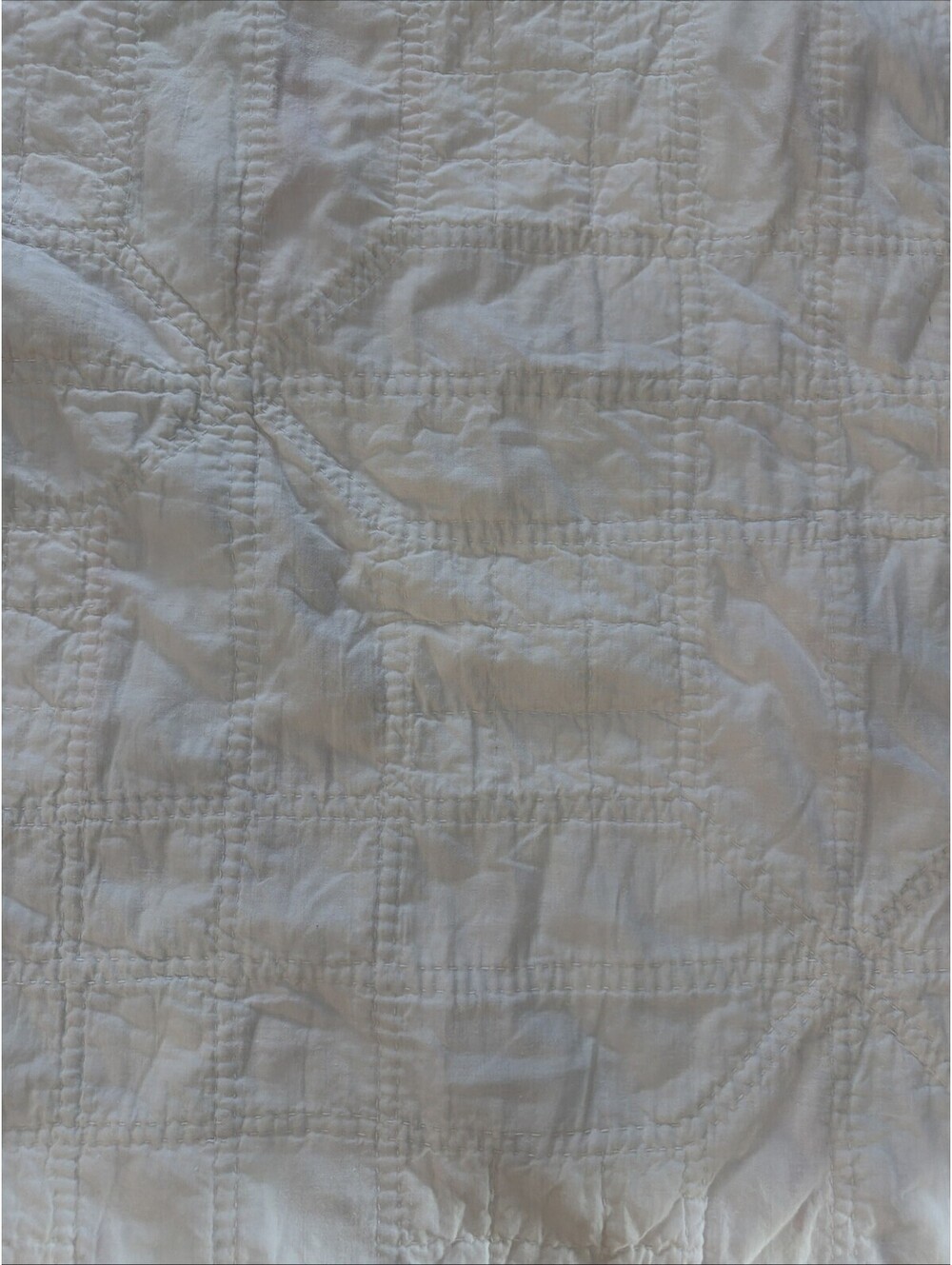 VTG 1970s Quilt Hand Stitched Squares Awesome Retro Fabrics Colorful 56x77” - Picture 13 of 15